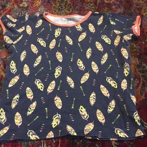 Blue short sleeves pyjama shirt